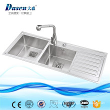 Cheap Vanity Units Table Top Used Commercial Double Bowl Kitchen Sink Wash Basin Price